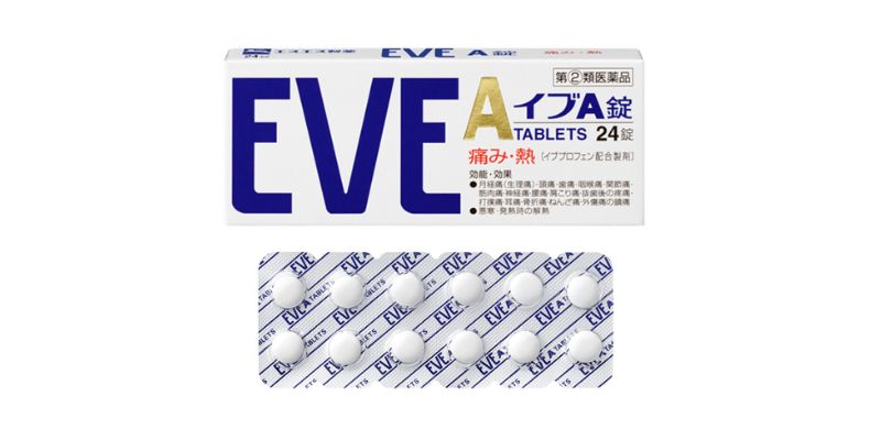 EVE A錠 官方包裝正面照