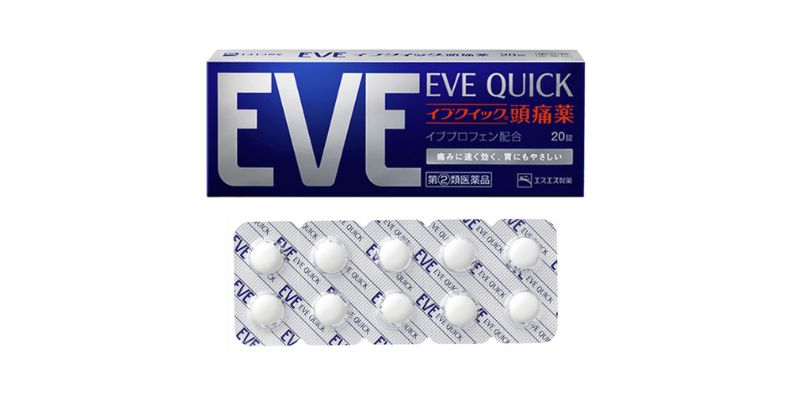 EVE QUICK錠 官方包裝正面照