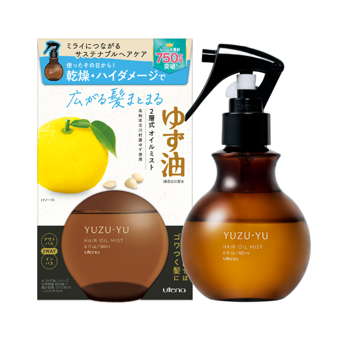 Utena Yuzuyu Oil Mist 180 mL Japanese packaging