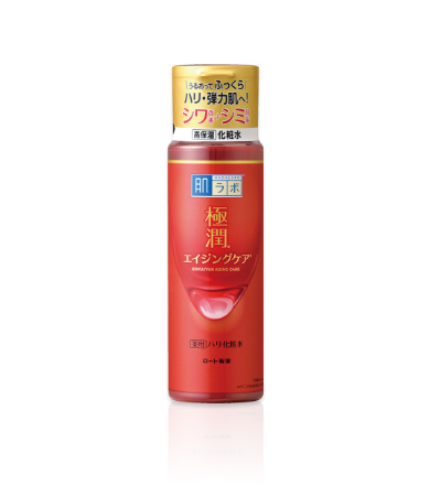 日本肌研極潤藥用彈力化妝水紅瓶