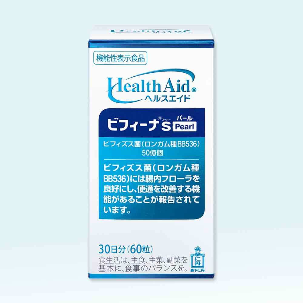 森下仁丹Health Aid Bifina S Pearl日本30日分60粒包裝