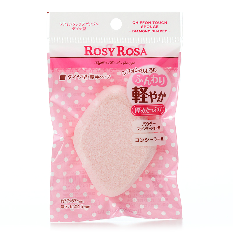 ROSY ROSA シフォンタッチスポンジN ダイヤ型 官方包裝