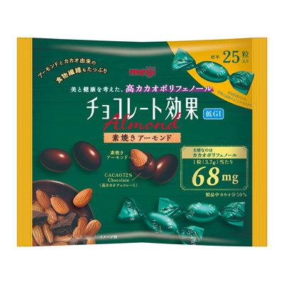 明治巧克力效果72%素燒杏仁92 g