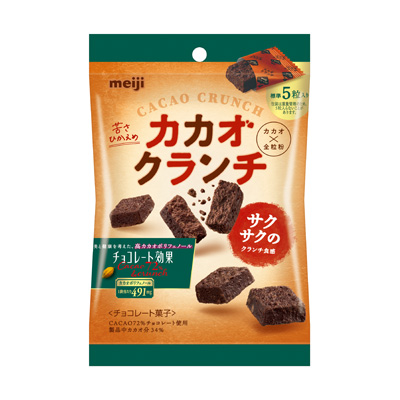 明治巧克力效果72%可可脆粒30 g