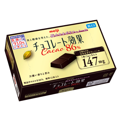 明治巧克力效果可可86% 60 g盒裝