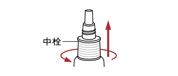 官方替換圖:提起內塞根部並逆時針旋轉