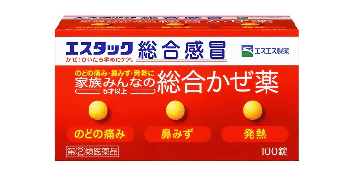 Estac 綜合感冒官方產品外盒