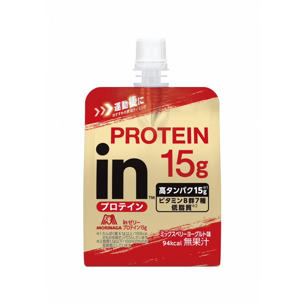 森永in果凍(inゼリー)日本Protein15g/プロテイン15g官方完整包裝