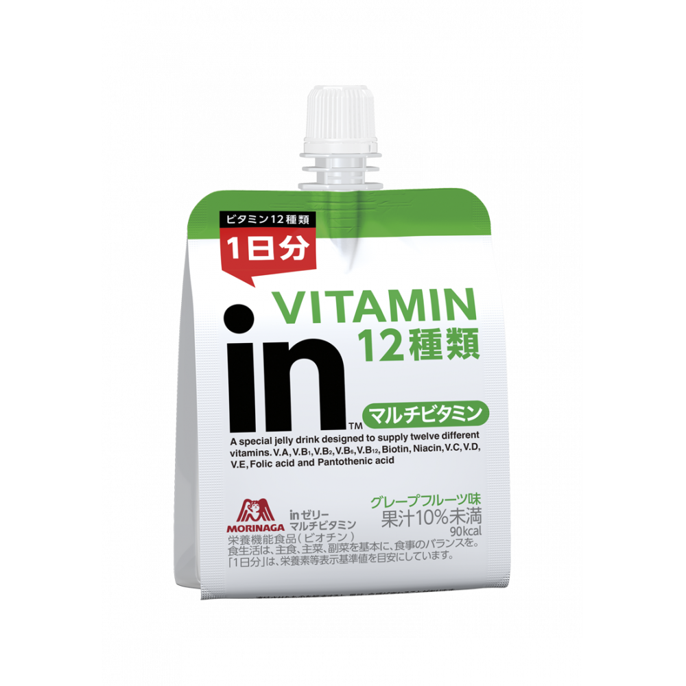 森永in果凍(inゼリー)日本綜合維生素/マルチビタミン官方完整包裝