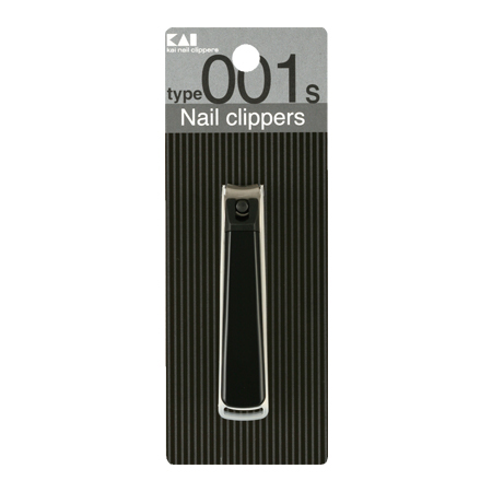 Black KAI type001S nail clipper in its complete type001S-labelled pack