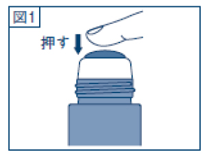 金冠官方示意圖:瓶口朝上按壓海綿排氣