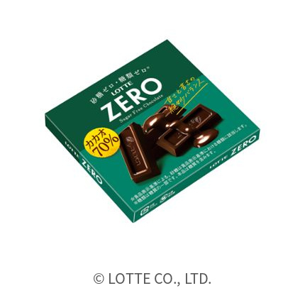 ZERO可可70%款50 g五條裝完整日本包裝