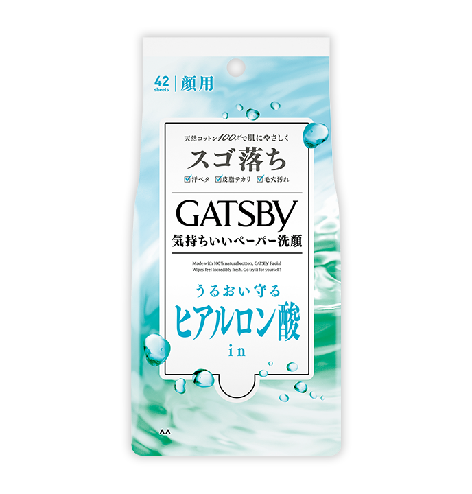 GATSBY Moist擦臉紙42枚包裝
