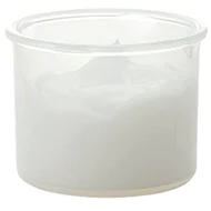 池田模範堂官方MUHI Soft GX白色乳膏外觀，盛於透明樣品杯，並非零售罐內部。