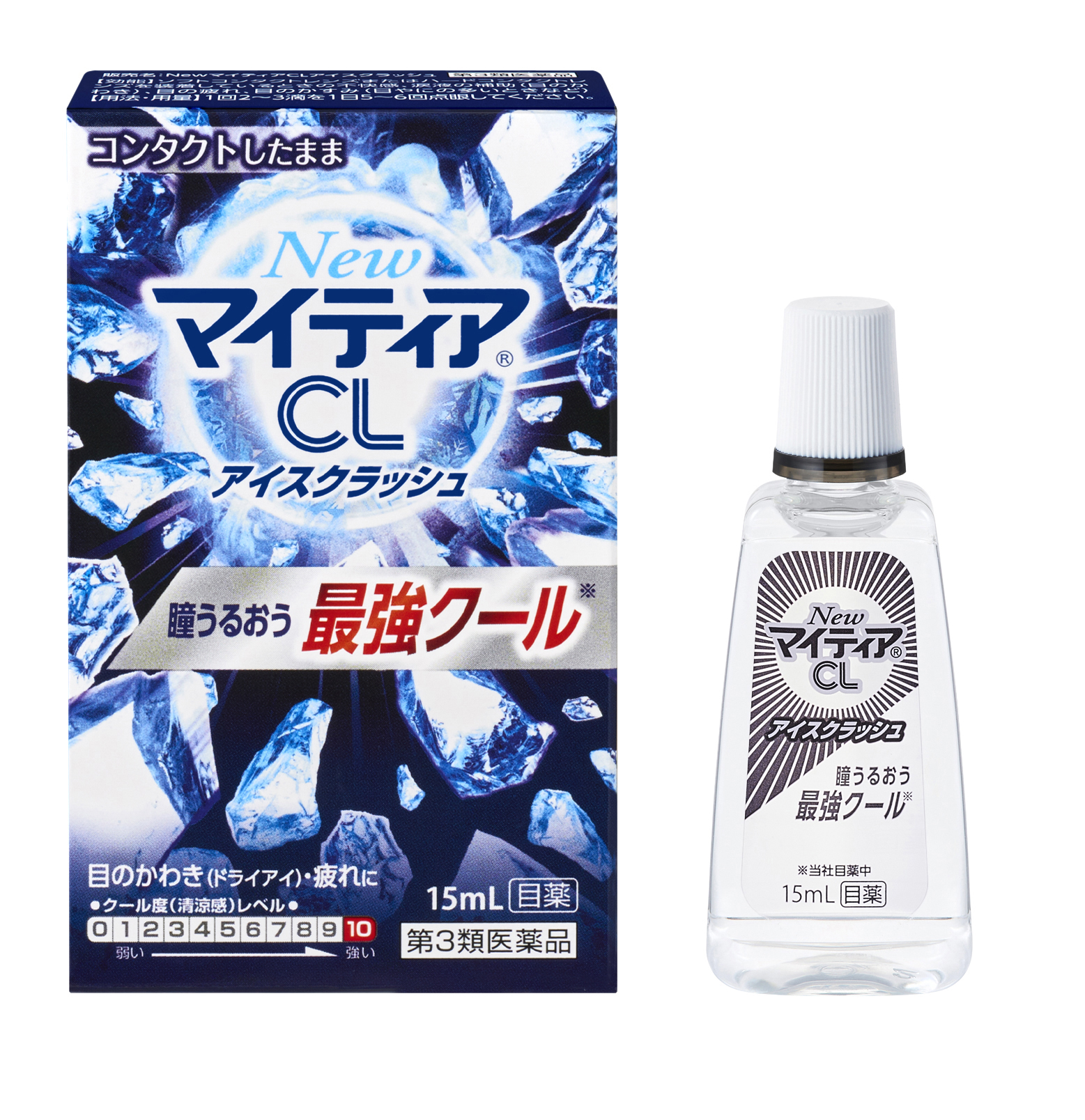 New Mytear Ice Crush 15 mL外盒與眼藥水瓶