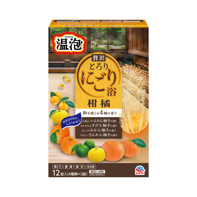 ONPO Zeitaku Torori Nigori-yoku Citrus 12-tablet full package