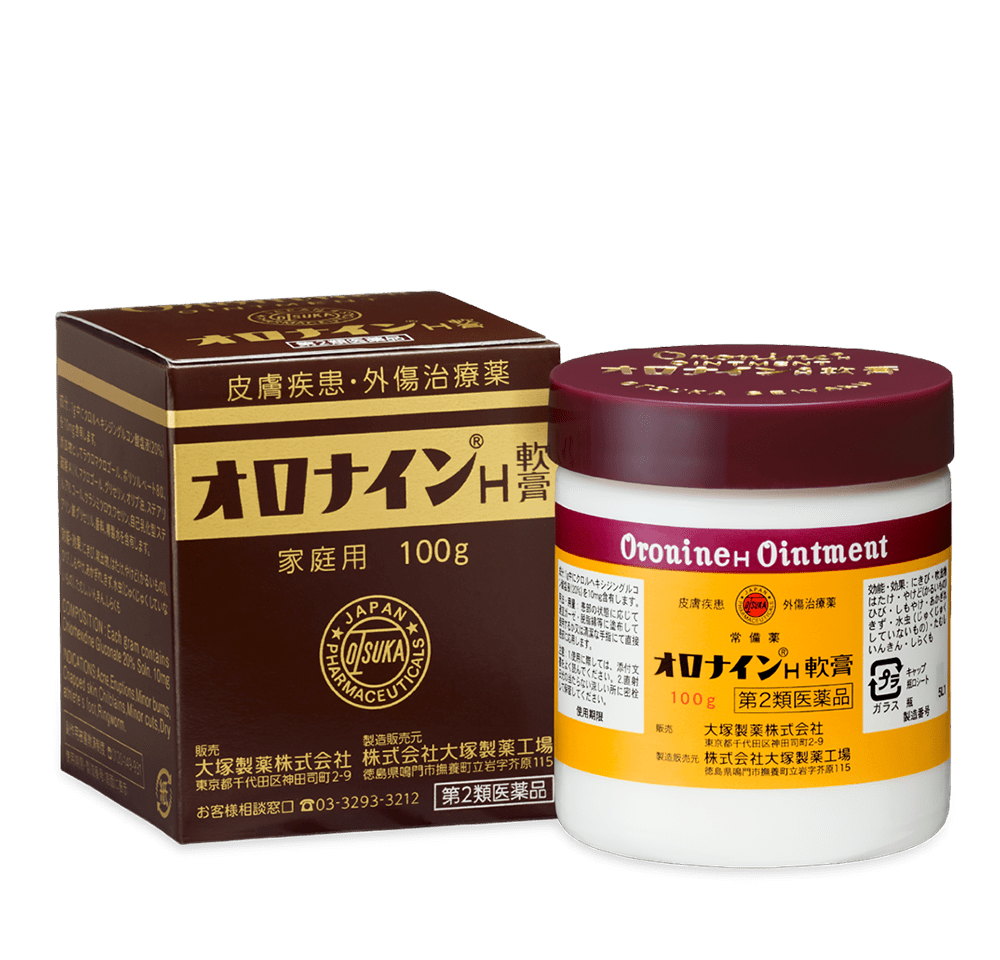 日本Oronine H軟膏100g包裝