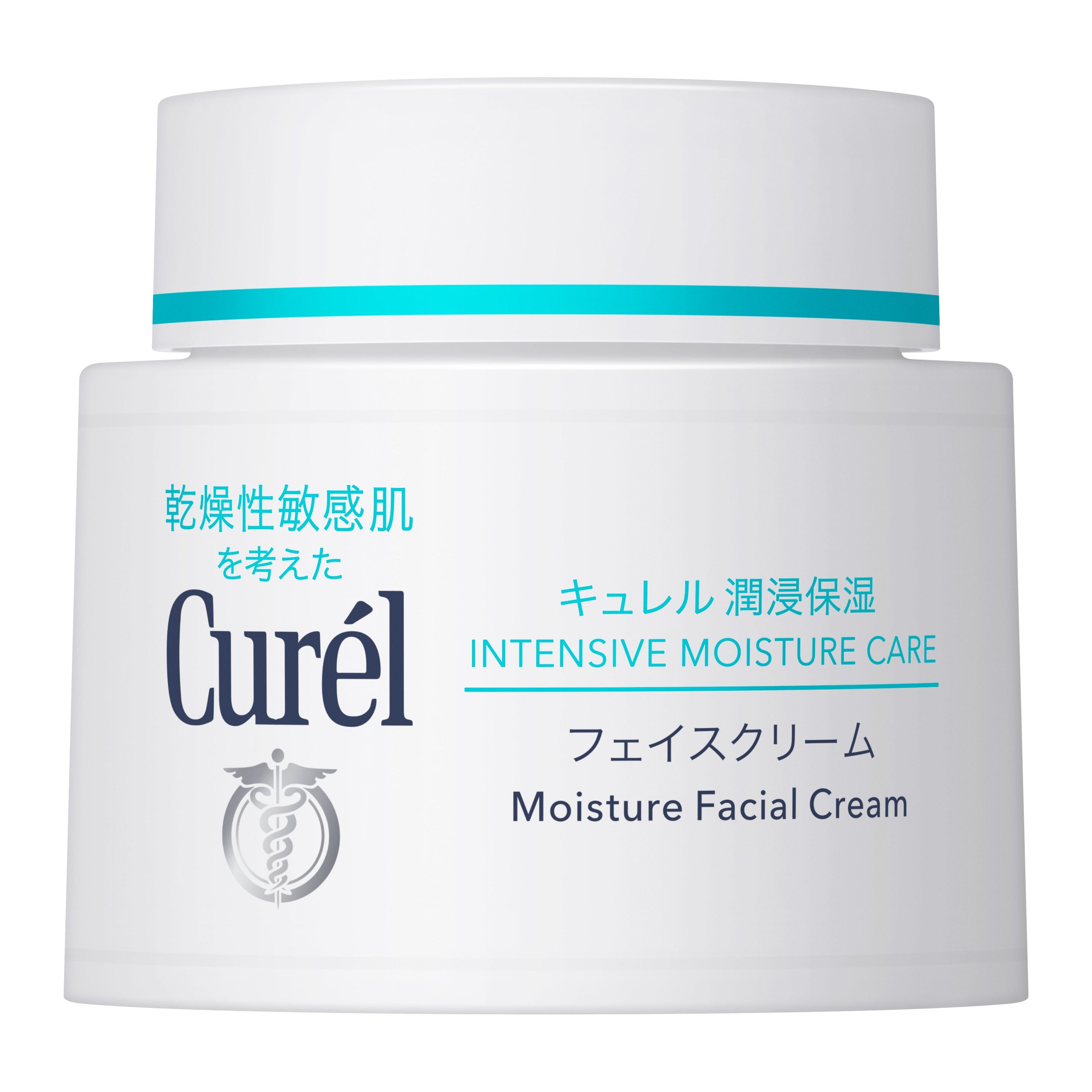 Curél 珂潤潤浸保濕臉部乳霜,白色罐身與藍綠色字樣的日本70g款新聞圖片