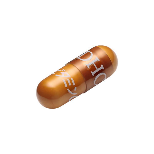 DHC 一般維他命 C 的棕色硬膠囊