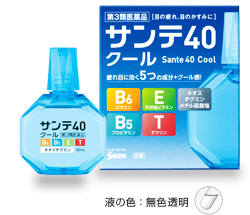 Sante40 Cool 12 mL 瓶身與外盒