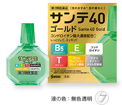 Sante40 Gold 12 mL 瓶身與外盒