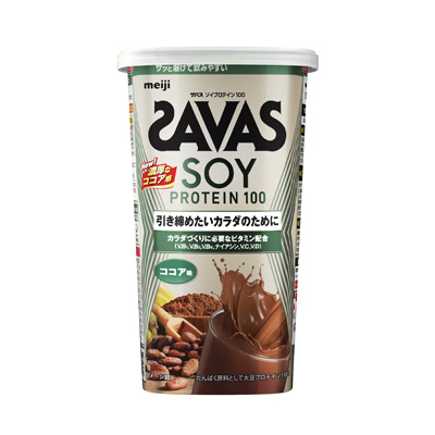 SAVAS大豆Protein 100可可日本224 g有蓋筒裝
