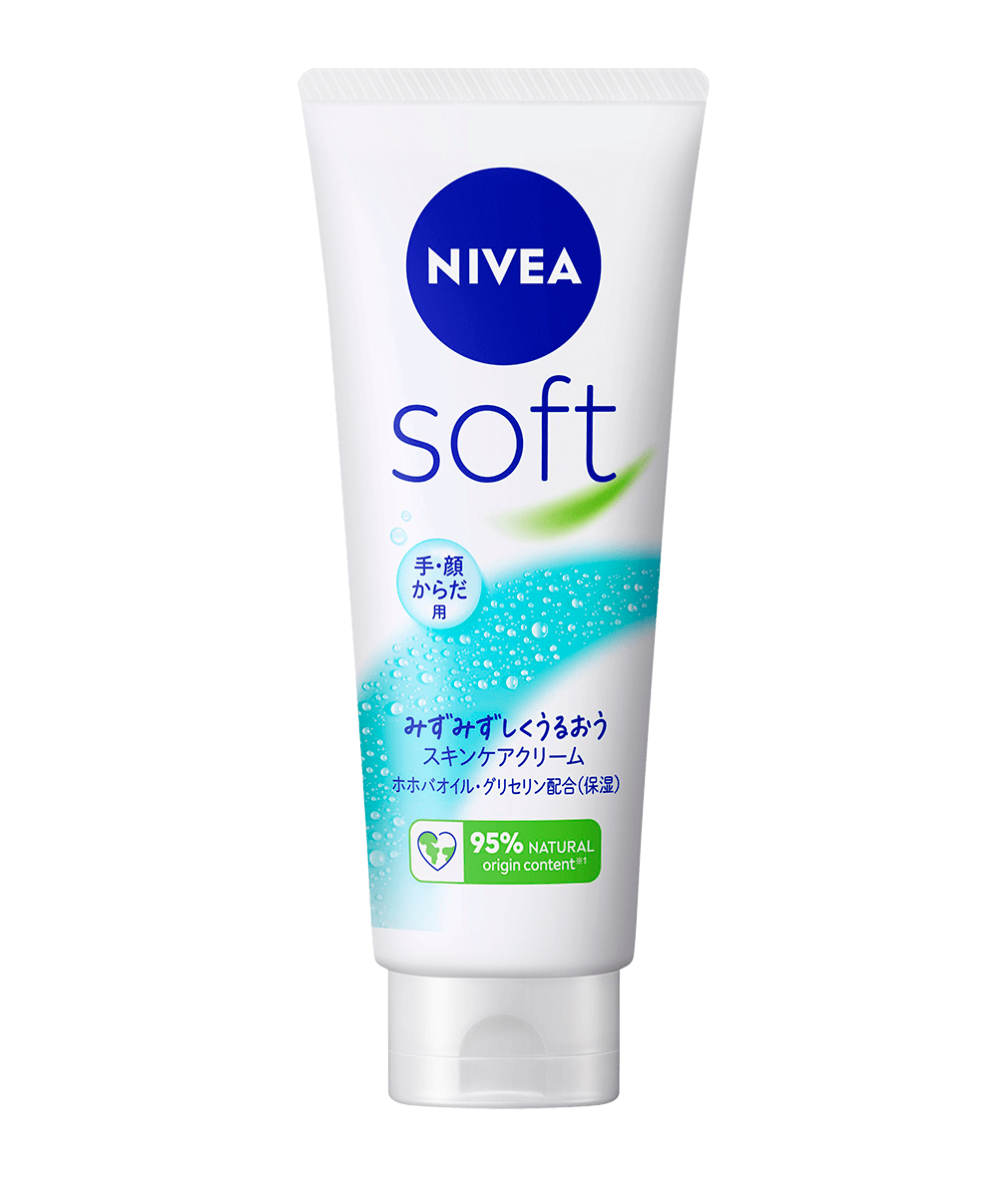 日本 NIVEA Soft Skin Care Cream 170g 軟管