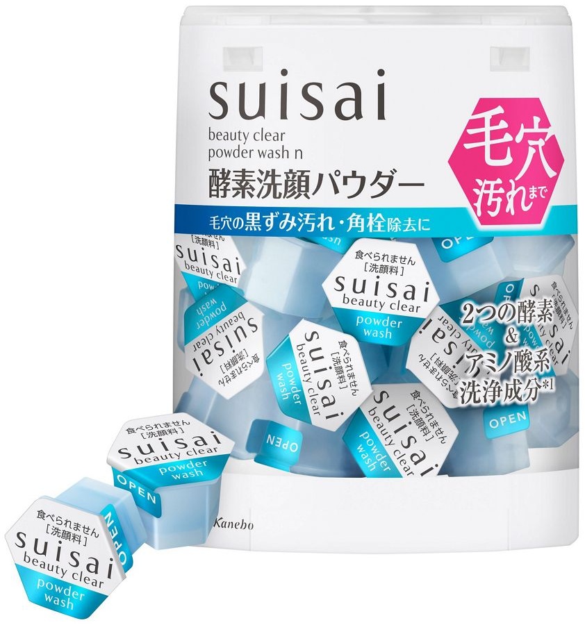 suisai 白色 N 日本外包裝與單次膠囊
