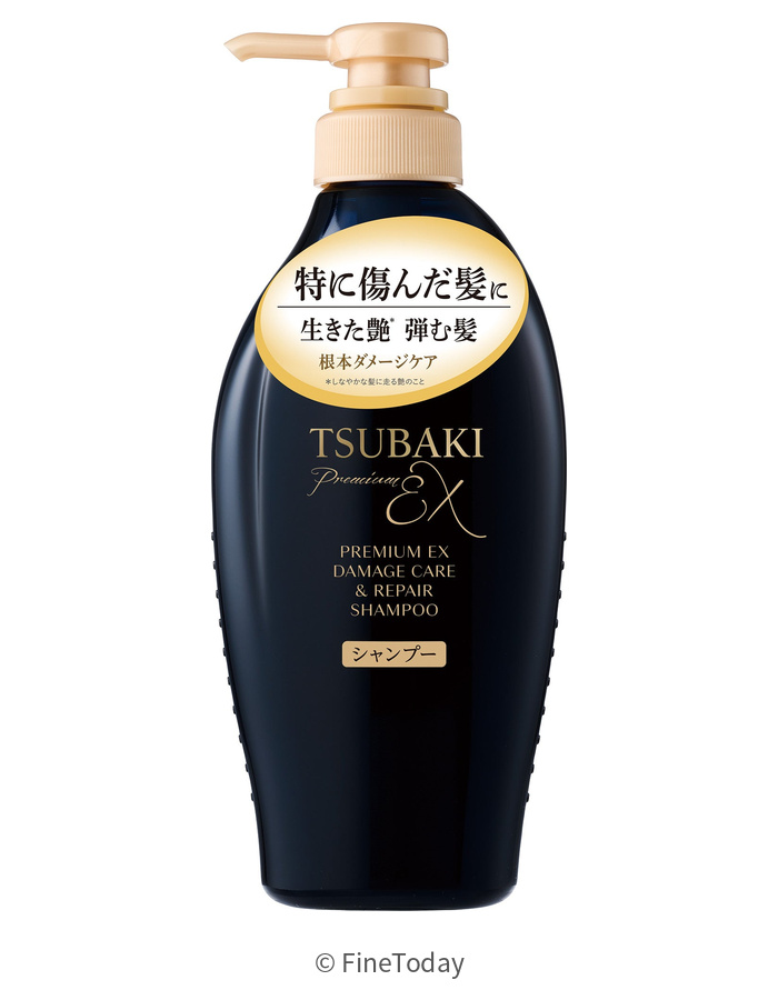 TSUBAKI Premium EX Damage Care & Repair Shampoo 450 mL, complete Japanese bottle