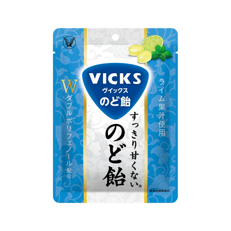 Vicksすっきり甘くない獨立包裝喉糖外袋