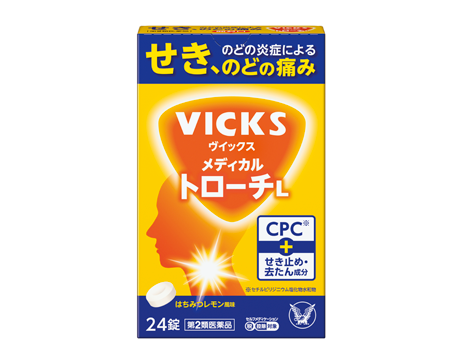 Vicks Medical Troche L 24錠外盒