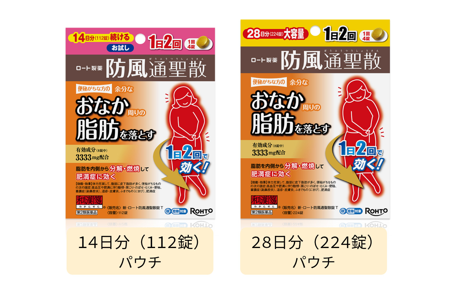 新樂敦防風通聖散錠T的112錠與224錠官方袋裝